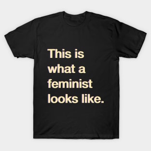 Feminist Text Design T-Shirt